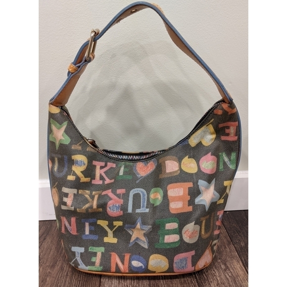 Dooney and Bourke Monogram Coated Canvas Shoulder Bag - Picture 2 of 16